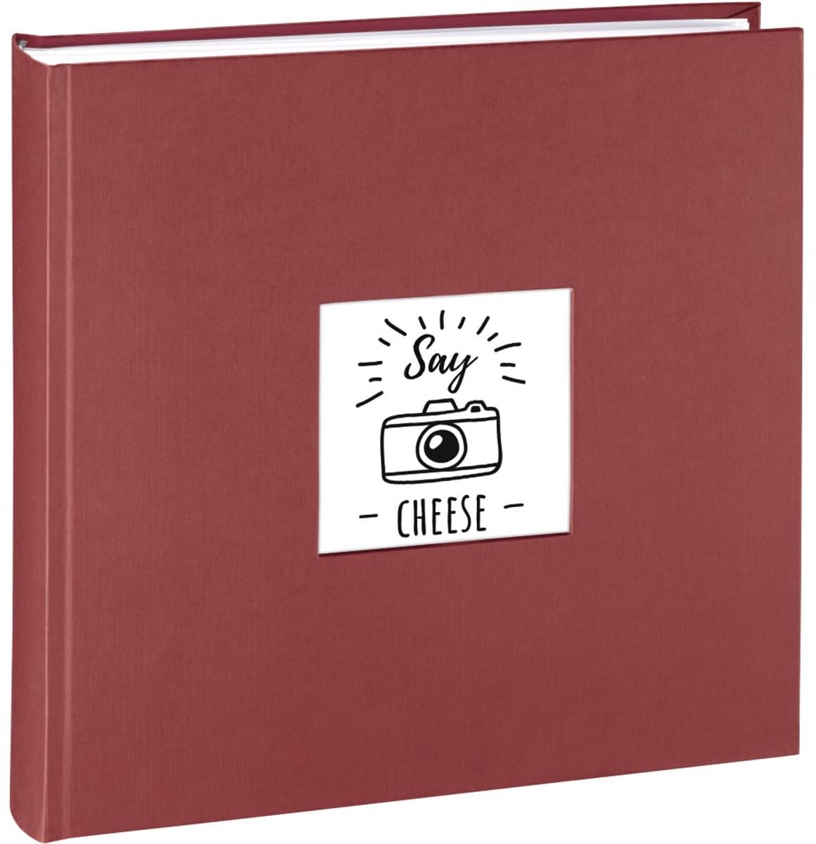 Hama fotoboekalbum - Fine art - 30x30 - 100 pagina's - Bordeaux (EAN: 4007249023452)