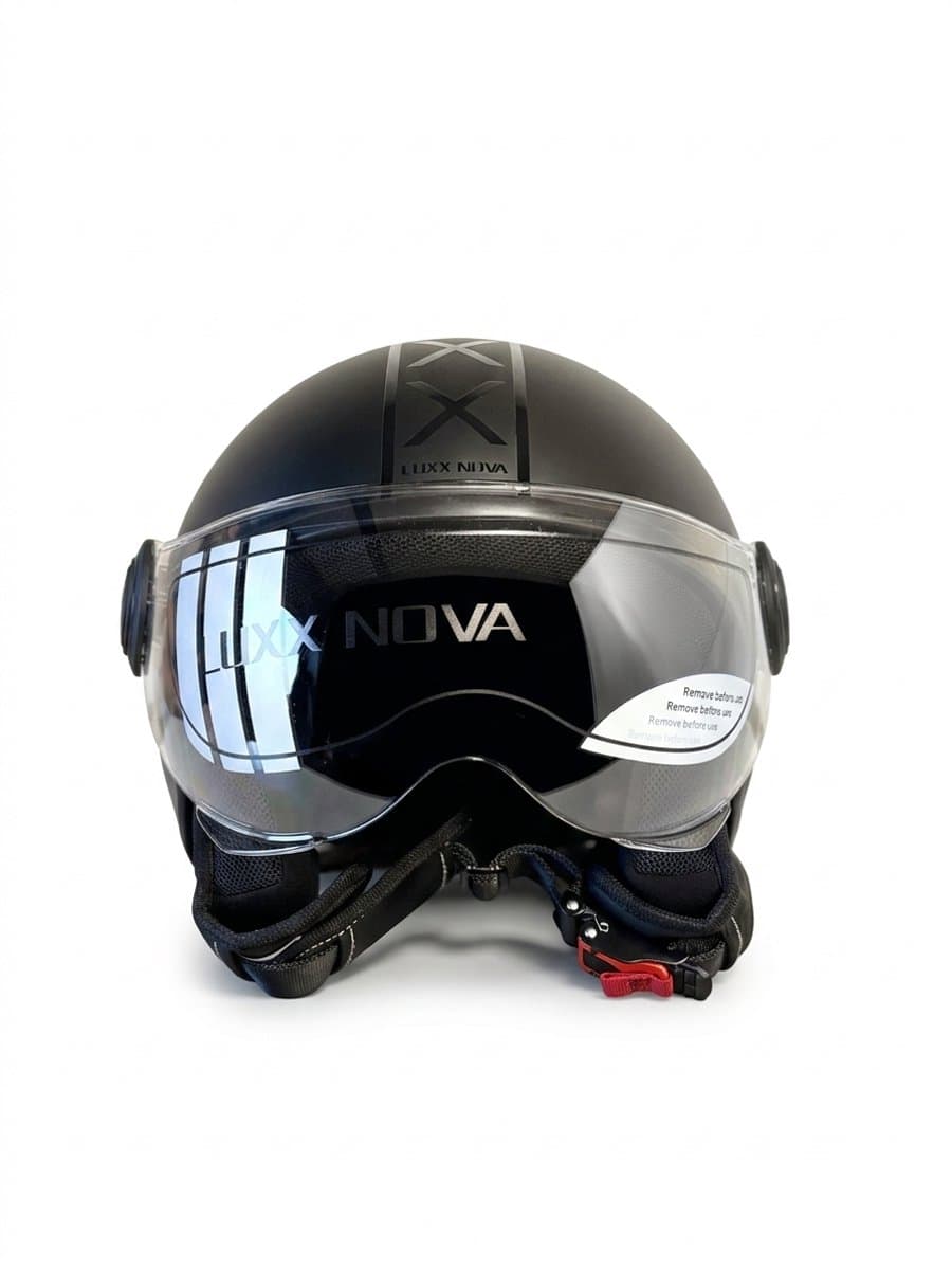 Luxx Nova Helm - Dames & heren - Brommer - Scooter - Motor - Mat zwart - M (EAN: 8720892916204): 🎉 Eerste indruk “Wow, dat is echt iets!”