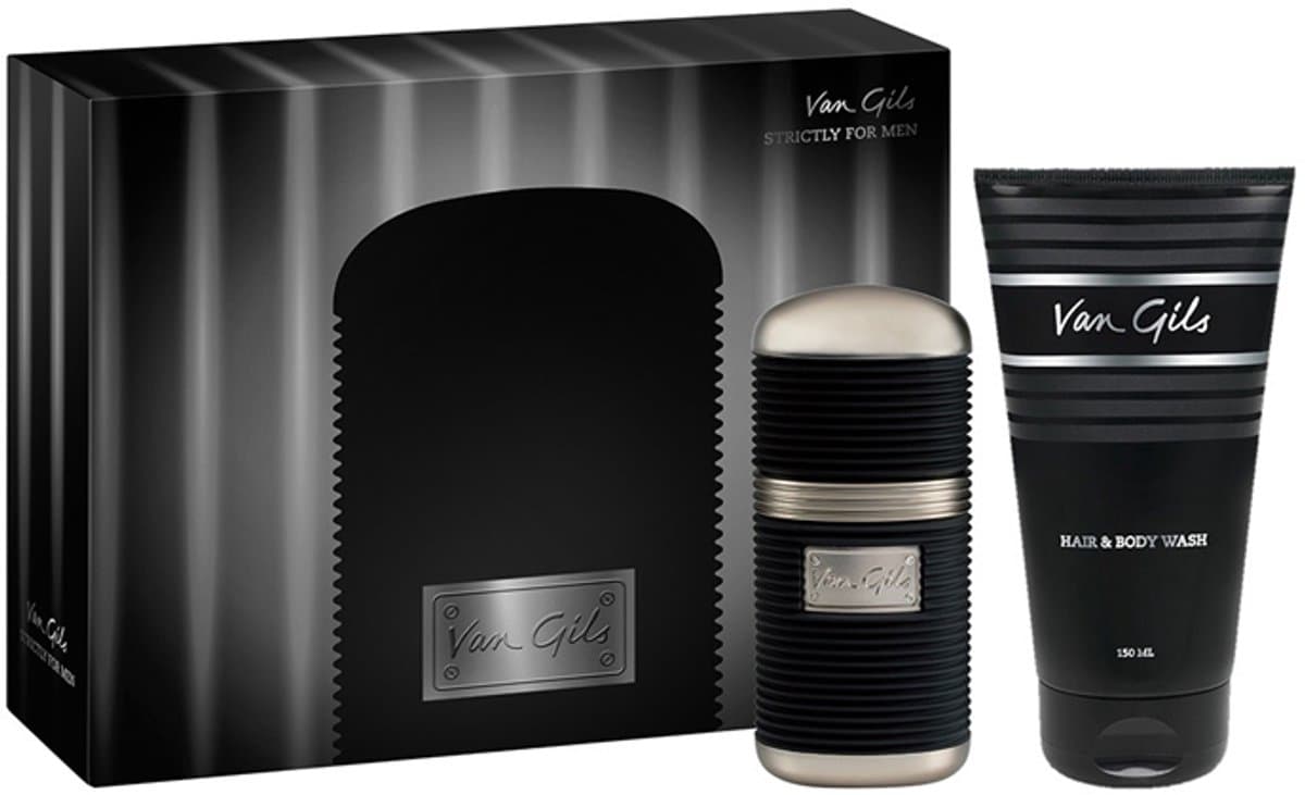 Van Gils Strictly for Men Geschenkset - Eau de Toilette 30ml + Hair & Body Wash 150ml (EAN: 8710919137217)