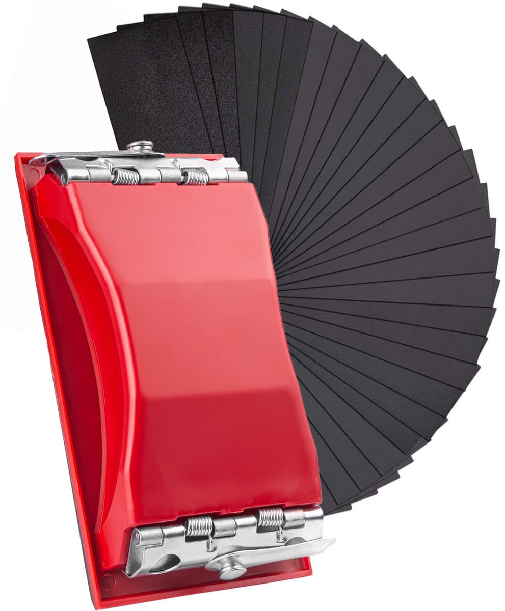 Schuurpapier met Schuurblok set - Schuurpapierset 43 delig - (120-3000 korrel) (EAN: 8720663223685): Waarom deze set mijn nieuwe beste vriend is