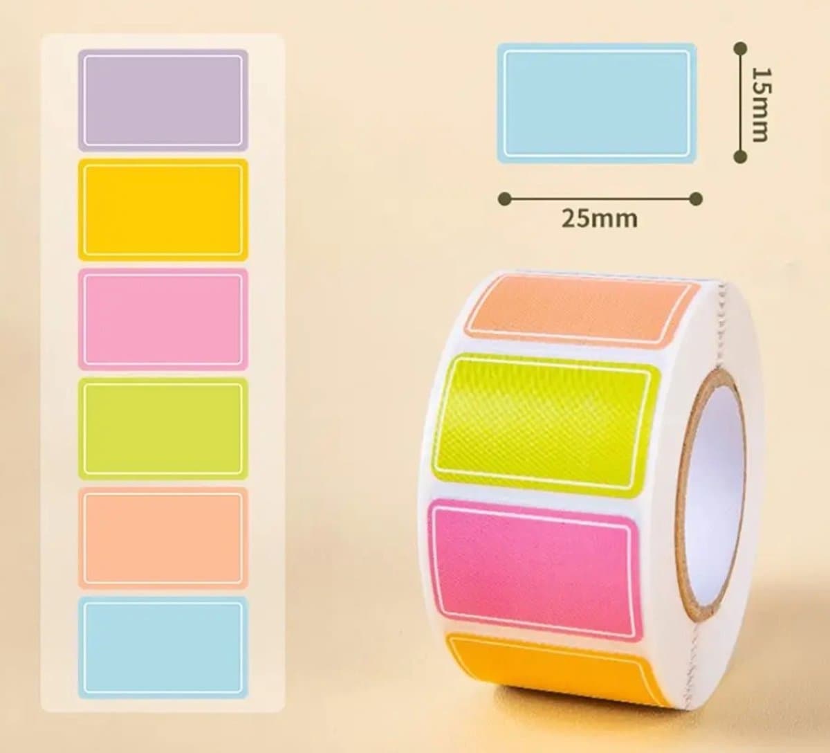 Actie4you® - Rol Van 500 Gekleurde Waterbestendige Label Stickers - Vriezer & Voedselopslag Labels – Diepvries Etiketten – Plak Labels – Diepvries Sticker – 2.5CMx1.5CM (EAN: 8721226000415): Waarom ik zo enthousiast ben
