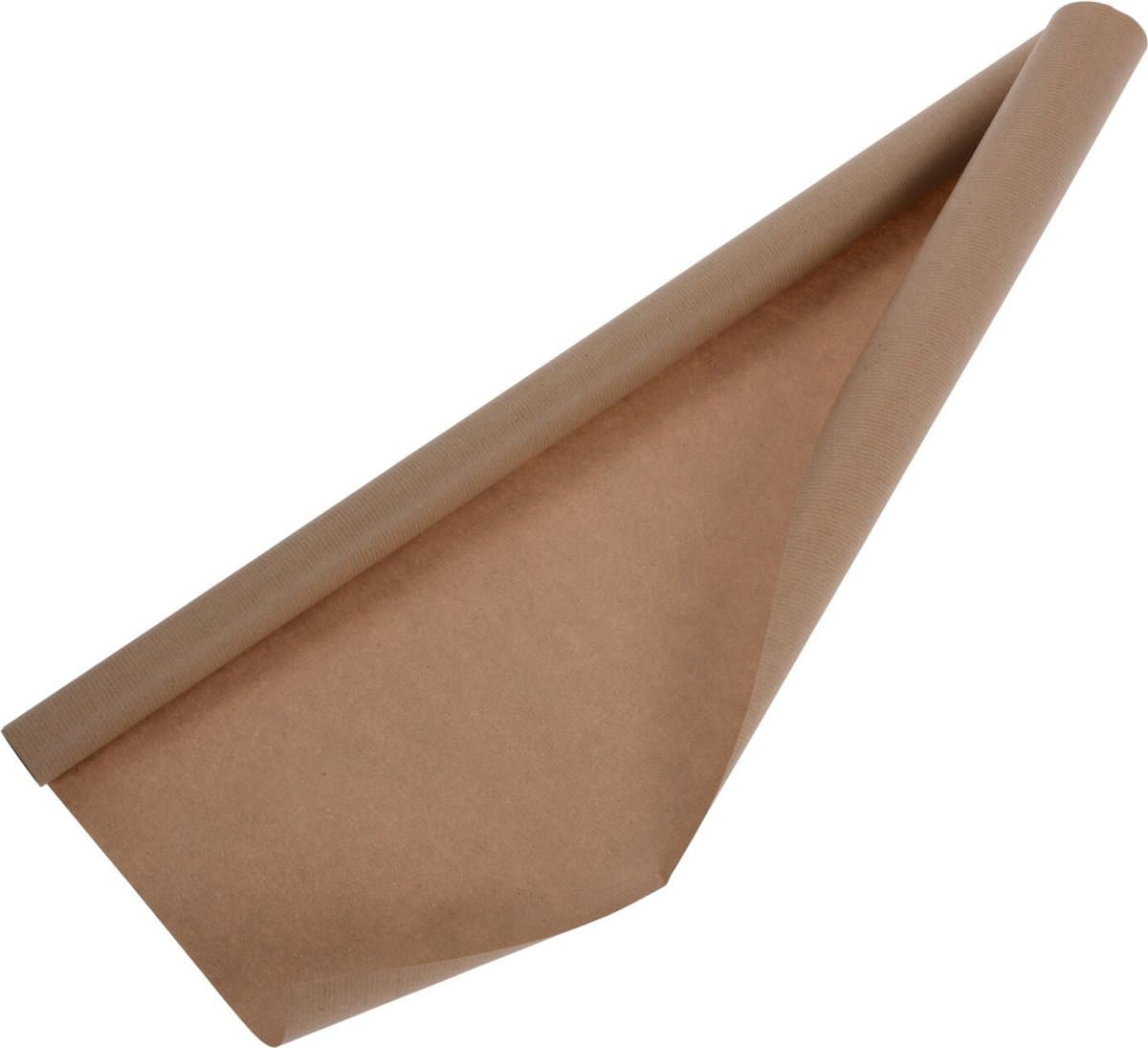 Rollen inpakpapier/cadeaupapier - 1x stuks - 300 x 70 cm - bruin - kraft papier - boeken kaften (EAN: 8719987319402)