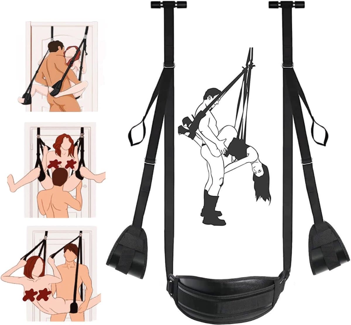 Sex Schommel - Voor over de deur - Swing - Love - Sexspeeltjes voor koppels - Erotiek - BDSM (EAN: 8720929622702)