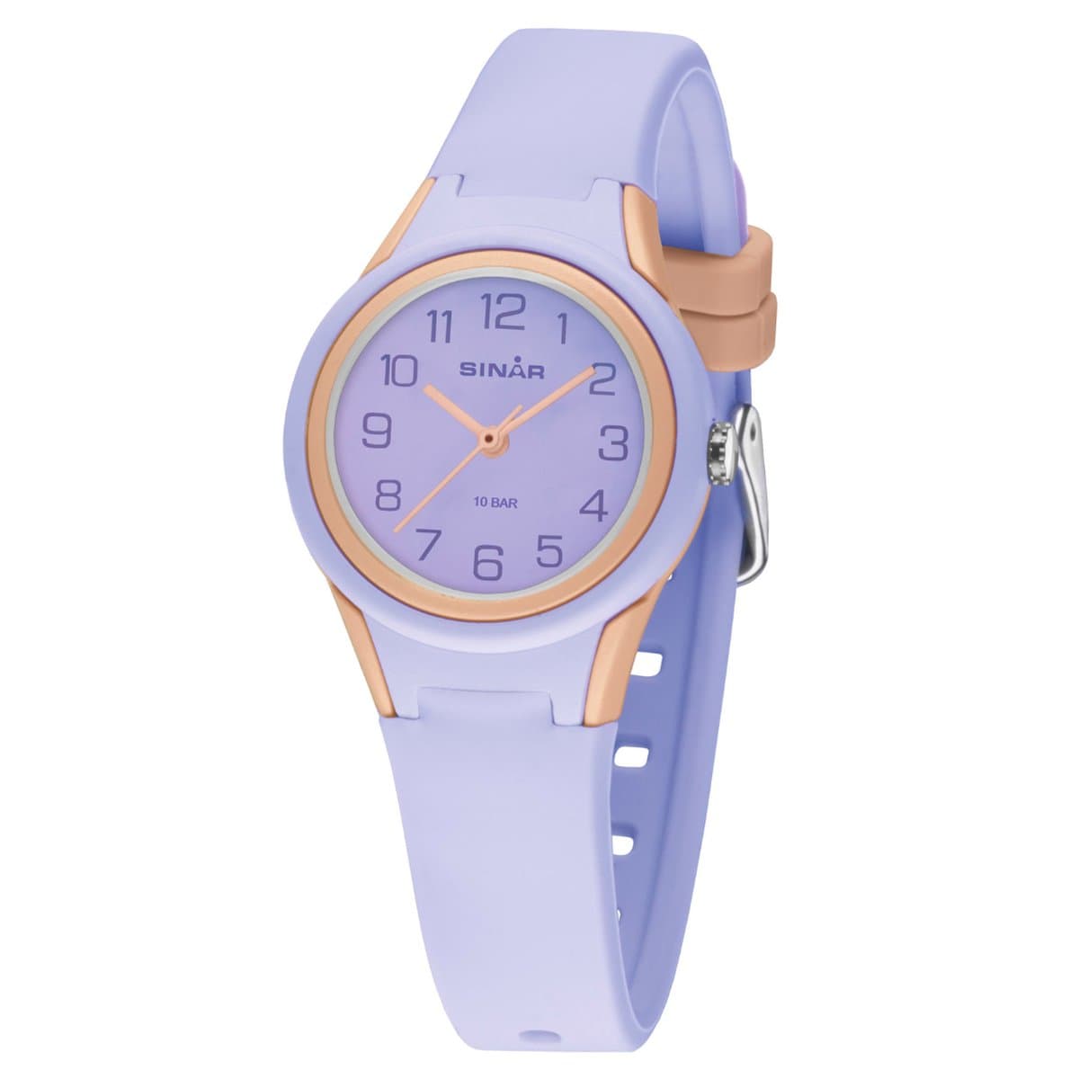 Kinderhorloge Meisje - Horloge Kind / Tiener - Horloges Meisjes Waterdicht - Analoog - Lila - Sinar - XB47-17 (EAN: 4037921043119)