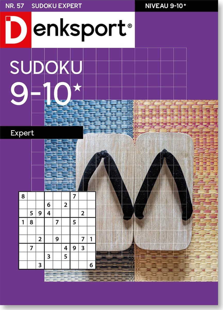Denksport Puzzelboek Sudoku 9-10* expert, editie 57 (EAN: 8710835863993)