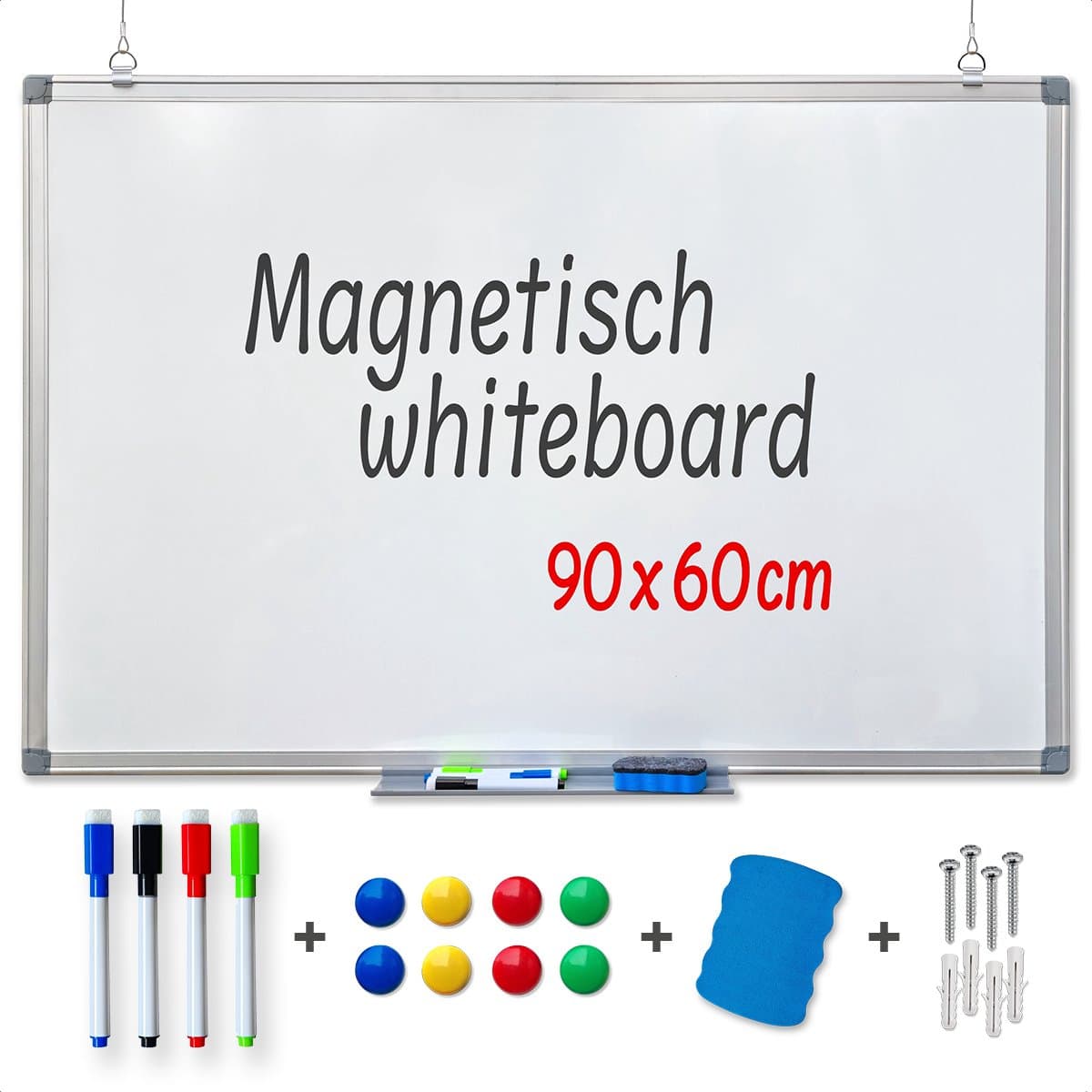Goliving Whiteboard met Stiften - 60 x 90 cm - Magnetisch bord - Weekplanner - Schoolbord - Emaille Magneetbord (EAN: 8720387478798): Waarom een whiteboard