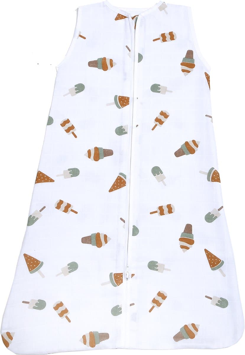 Little Boo Icecream Slaapzak Hydrofiel Oatmeal 110cm Zomerslaapzak (EAN: 4054703192636)