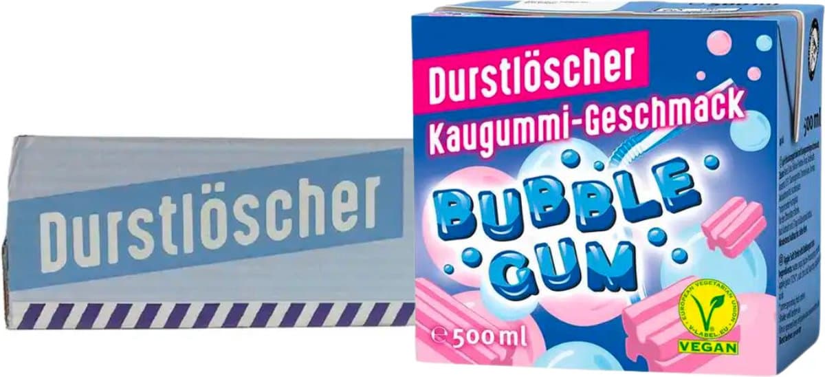 Dorstlesser - Vruchtensap - Bubble Gumsmaak - 12x500 ml (EAN: 4100060032242): 🎈 Een spontane ontdekking in de keukenkast