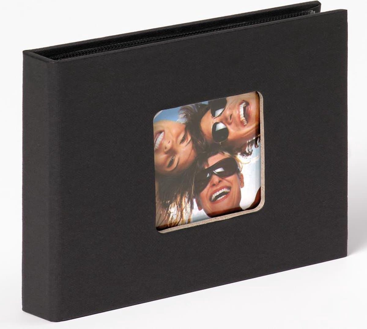 Walther Fun - Fotoalbum insteek - 36 foto's 10x15 cm - Zwart -Linnenstructuur (EAN: 4004122266128)