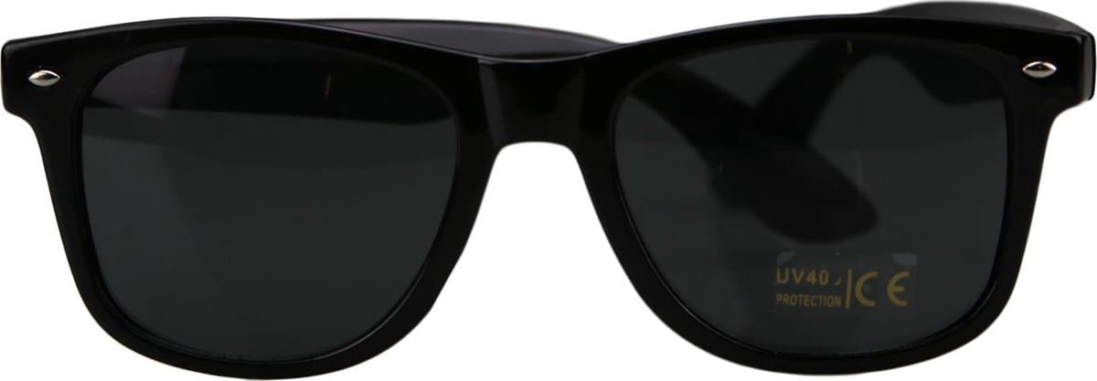 Zwarte Heren Zonnebril - Dames Zonnebril - Klassiek Model - Zwart (EAN: 7141045569107)