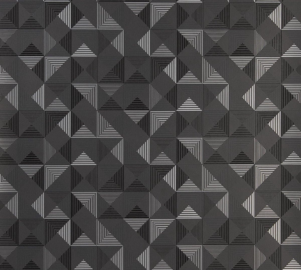 Dutch Wallcoverings Schuimvinyl square - zilver (EAN: 8711912329074): Een tikkeltje luxe (zonder het prijskaartje)