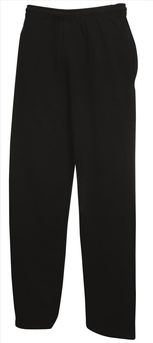 Fruit of the Loom Joggingbroek 280 g/m2 (met rechte Pijp) Zwart Maat L (EAN: 4059106118375)