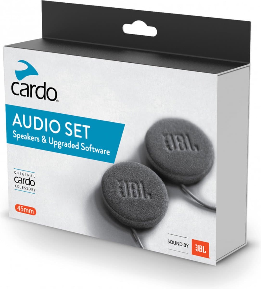 Cardo JBL Speakers Audio Set - 45 mm drivers voor motor - 3.5mm jack (EAN: 0828831842893)