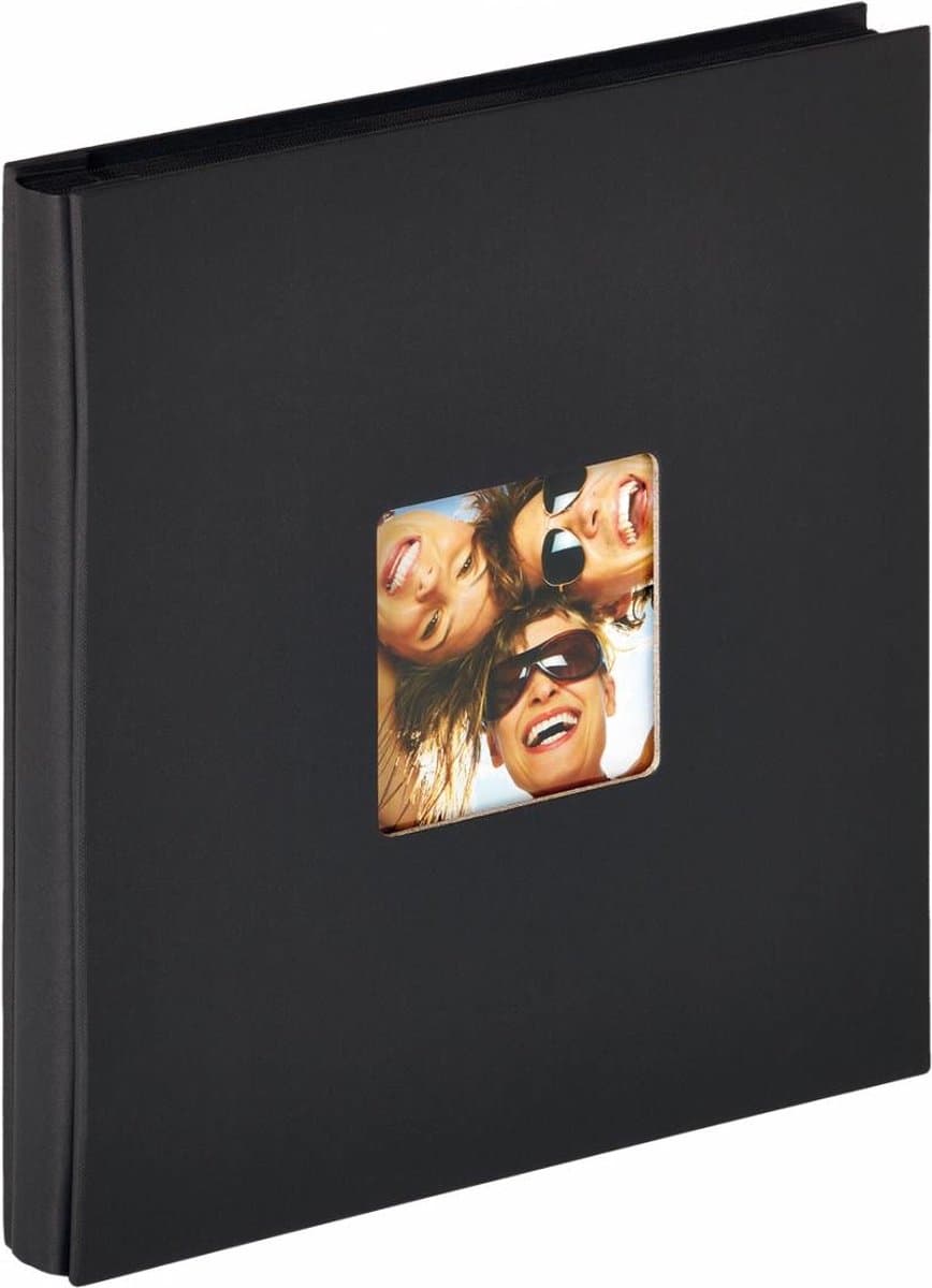 Walther EA-110-B Fun - Insteekalbum - Formaat 31 x 33 cm - 400 foto's 10 x 15 cm - Zwart (EAN: 4004122131228)