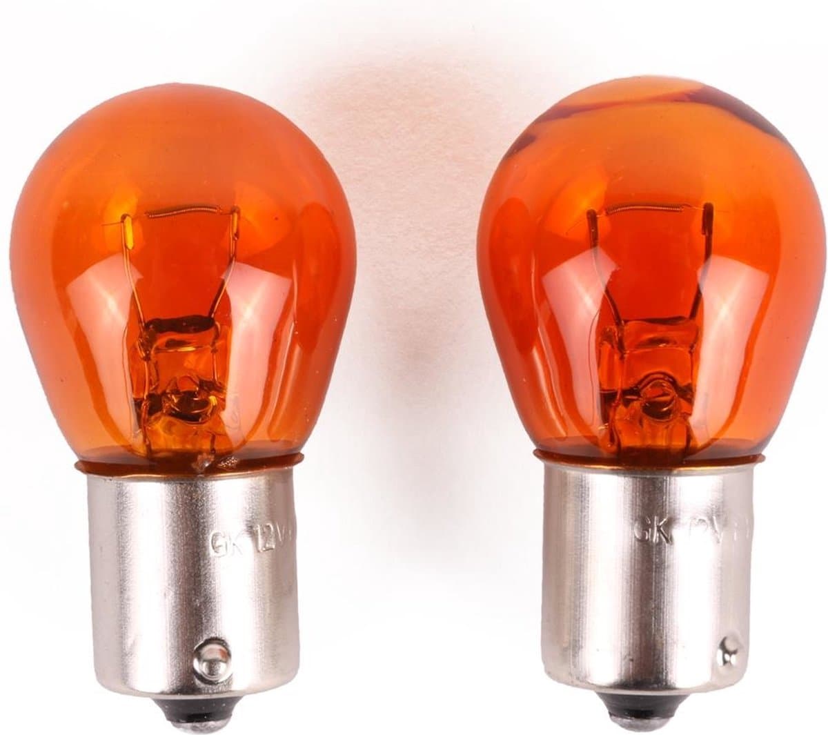 Benson Knipperlicht - Autolamp 12 Volt - 21 Watt - BAU15S - Oranje - 2 stuks (EAN: 8718375331682)