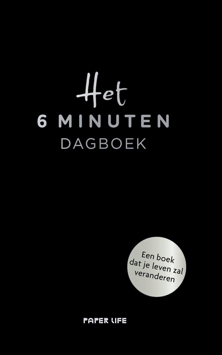 Het 6 minuten dagboek - Zwart (EAN: 9789000375837)