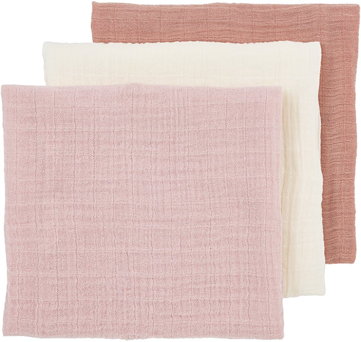 Meyco Baby Uni pre-washed hydrofiele doeken - 3-pack - pre-washed hydrofiel - soft rose/rose/natural - 70x70cm (EAN: 4054703509434): **Wat Zegt De Community 🗣️**