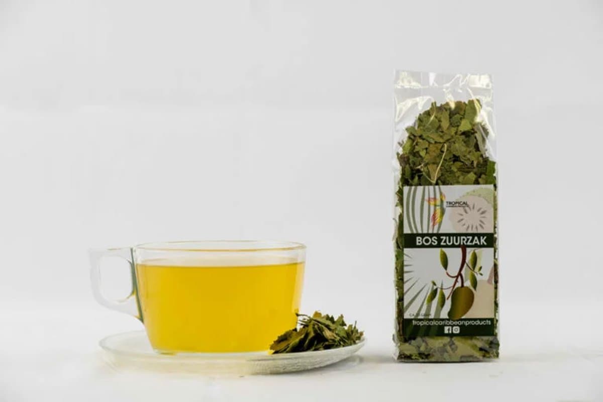 Bos Zuurzak Kruidenthee (Soursop / Graviola) – Cafeïnevrije Kruidenthee – Losse Kruidenthee – 25g (EAN: 8720648140747)