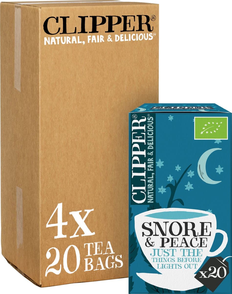 Clipper - Biologische Thee - Snore & Peace - Kamille & Lavendel - 4 x 20 theezakjes (EAN: 5021991969829): **Waarom Deze Thee Zo Speciaal Is (En Waarom Ik Het Probeerde)**