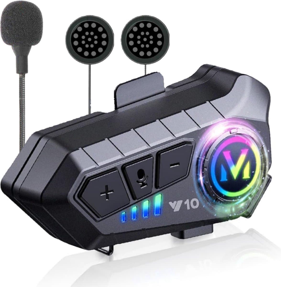 Motorhelm Headset - Bluetooth - Intercom - Waterdicht - Geschikt voor alle motorhelmen (EAN: 0713612718040)