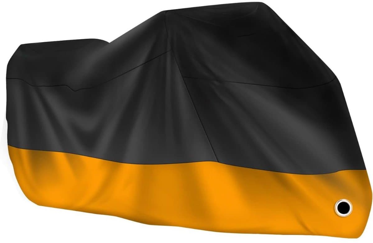 ApexArte® Motorhoes Waterdicht Buiten - Zwart en Oranje (EAN: 9504351842834): **Waarom deze motorhoes**