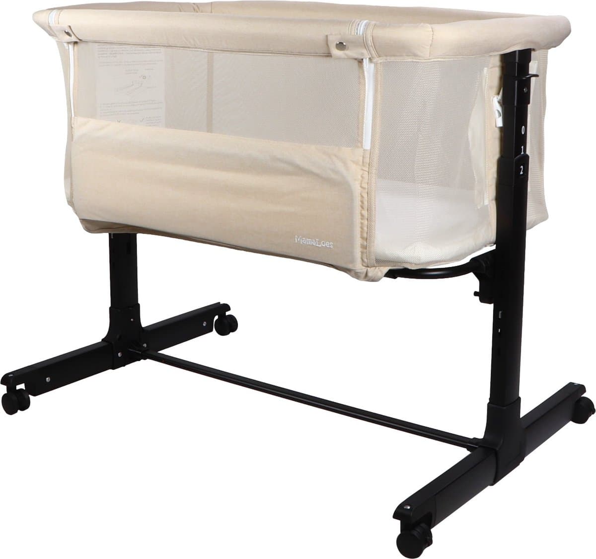 MamaLoes Noé Beige Co-Sleeper Wieg aan Bed (EAN: 8721003403859)