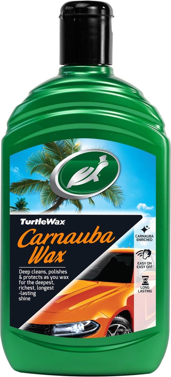 Turtle Wax GL Carnauba Car Wax Autowax – Reinigt & polijst - Langdurige bescherming – Geeft langdurige glans - 500ml (EAN: 5010322776182): Waarom Turtle Wax GL Carnauba
