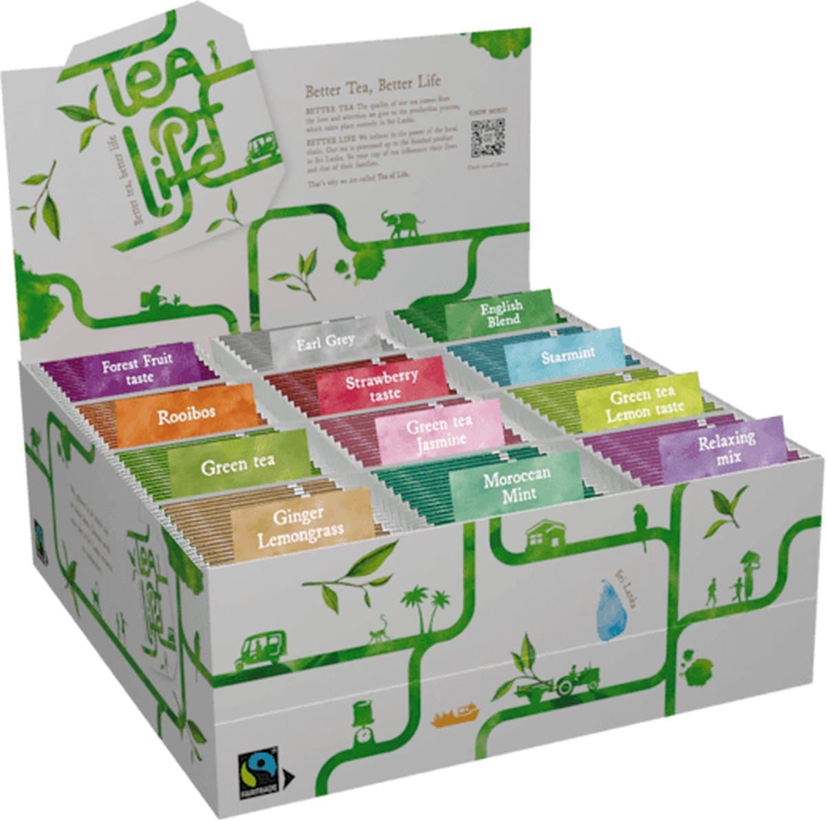 Tea of Life - Assortiment box - 12 smaken | Assortment box - 12 flavours (EAN: 8719375010072): **Waarom Deze Box**