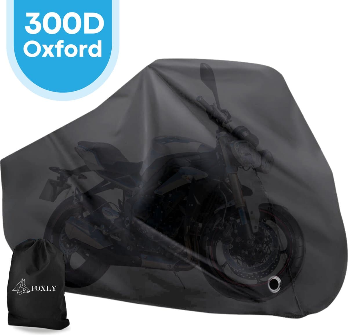 FOXLY® Motorhoes/Scooterhoes Universeel voor alle Motors/Scooters - Waterdicht 300D Oxford - Geschikt voor Windscherm - Incl. opbergzak (EAN: 8720589265905): ✨ Wat is er zo bijzonder aan deze motorhoes