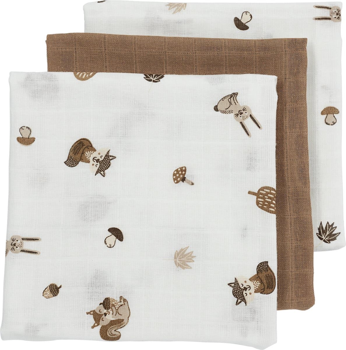 Meyco Baby Forest Animals hydrofiele doeken - 3-pack - toffee - 70x70cm (EAN: 4054703152043): Waarom ik meteen verliefd werd