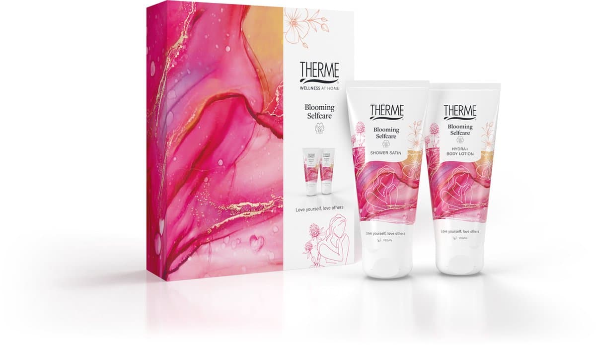 THERME Blooming Selfcare Classic Gift Set - Body Lotion 200ml/Shower Gel 200ml (EAN: 8714319257544): 🌸 Waarom deze set
