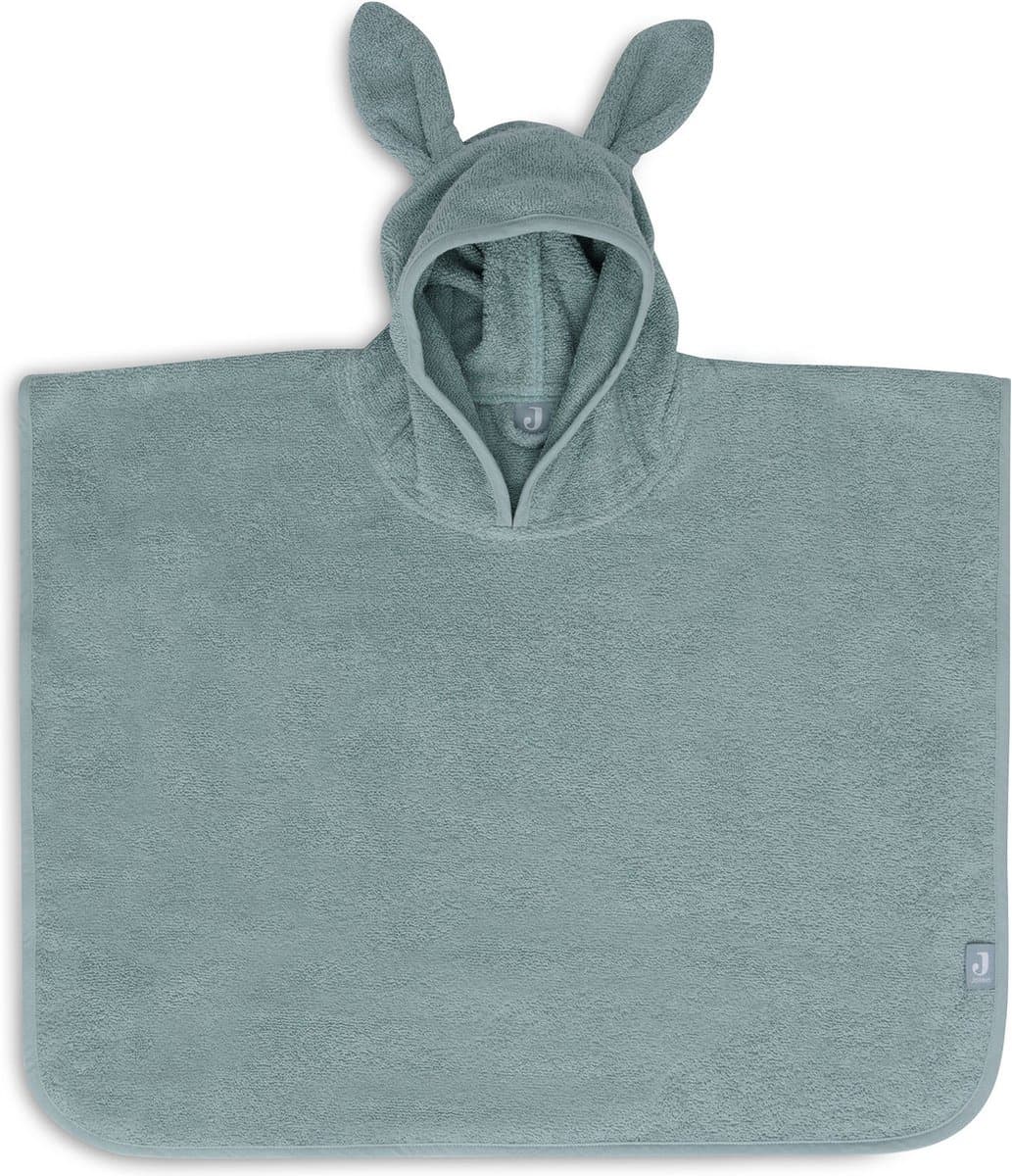 Jollein - Badponcho Baby Badstof - Badcape Kind met Capuchon - Sea Green (EAN: 8717329387317)