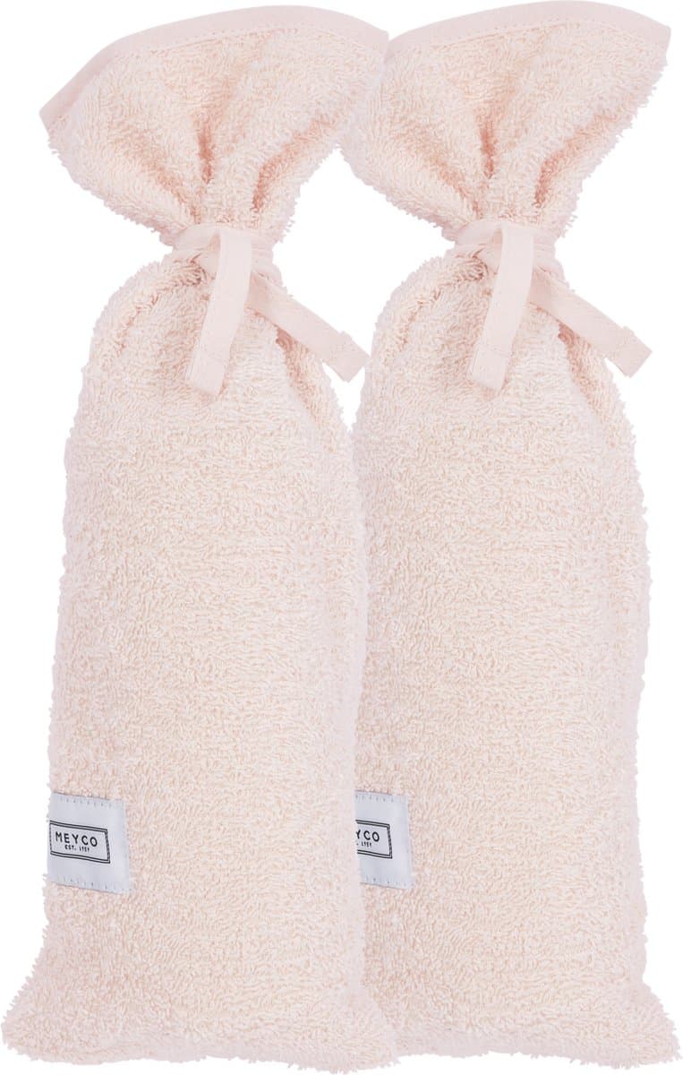 Meyco Baby Uni kruikenzak - 2-pack - badstof - soft pink (EAN: 4054703612813)