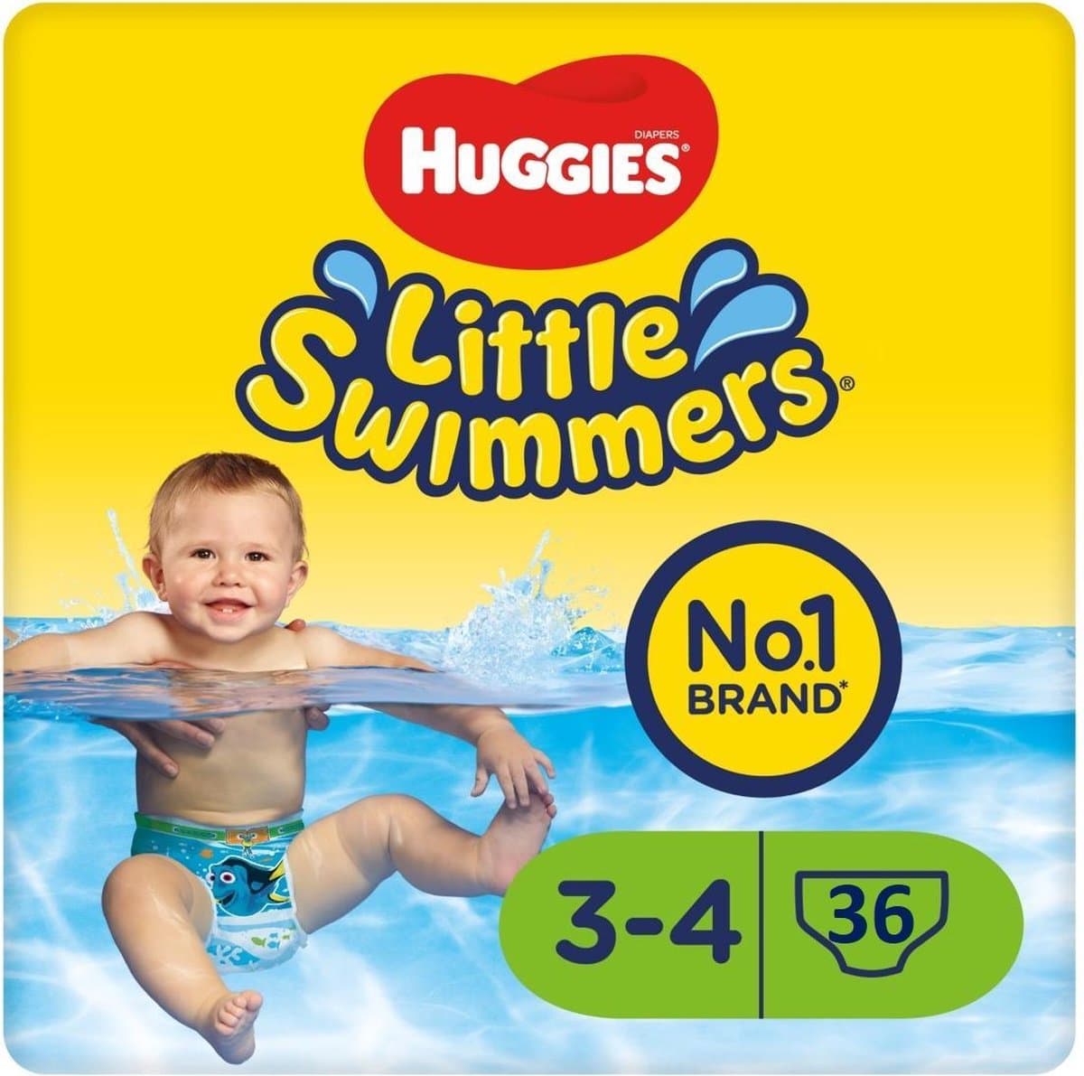 Huggies Little Swimmers - zwemluiers - maat 3/4 - (7 tot 15 kg) - voordeelverpakking - 36 stuks (EAN: 5029054581087): Waarom Huggies Little Swimmers 🏊‍♂️