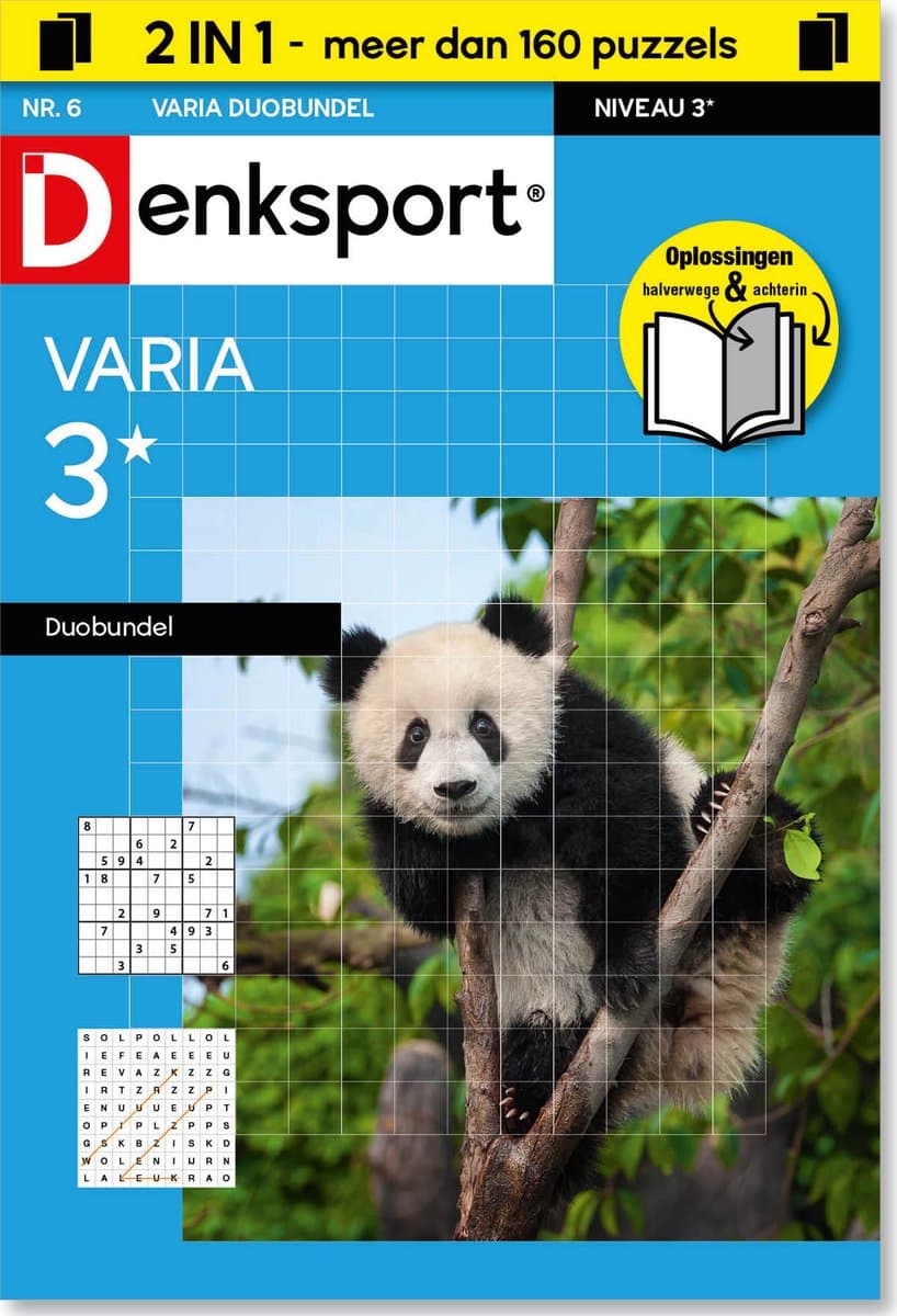 Denksport Puzzelboek Varia 3* duobundel, editie 6 (EAN: 8710835882611): Waarom variatie écht werkt (én ontspant)