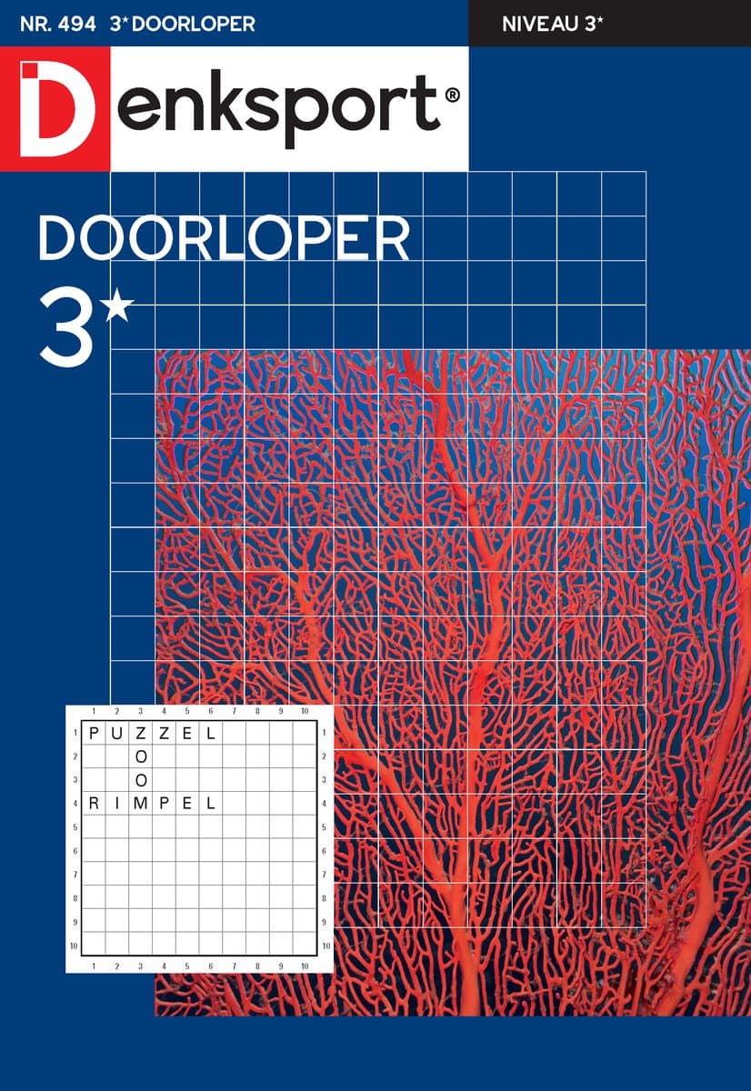 Denksport Puzzelboek Doorloper 3*, editie 494 (EAN: 8710835882048)