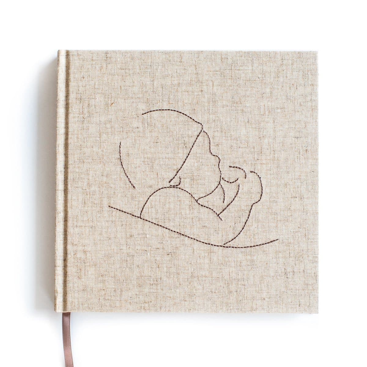Leukigheidjes - Eerste jaar invulboek- Babyboek - linnen cover - stiksel (EAN: 8720648130380)