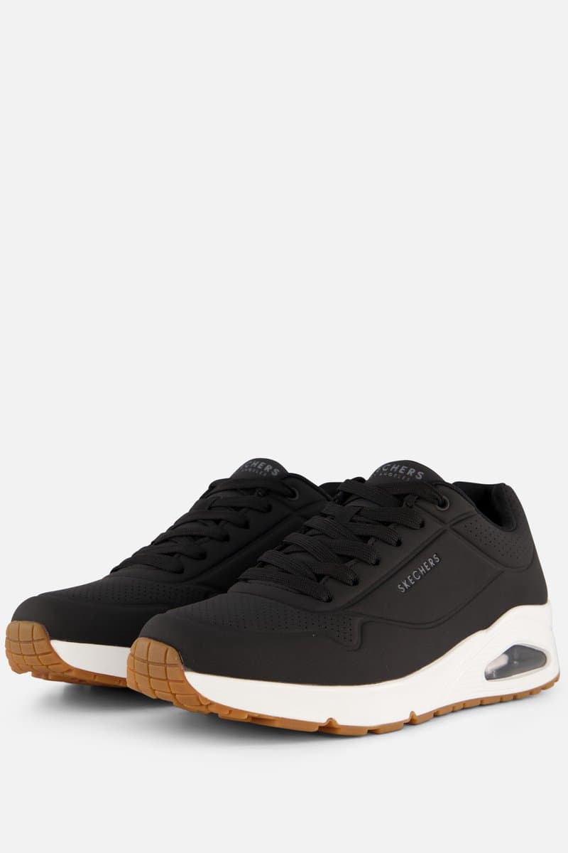 Skechers Uno - Stand On Air - Heren Sneakers - Zwart (EAN: 0193113436856)