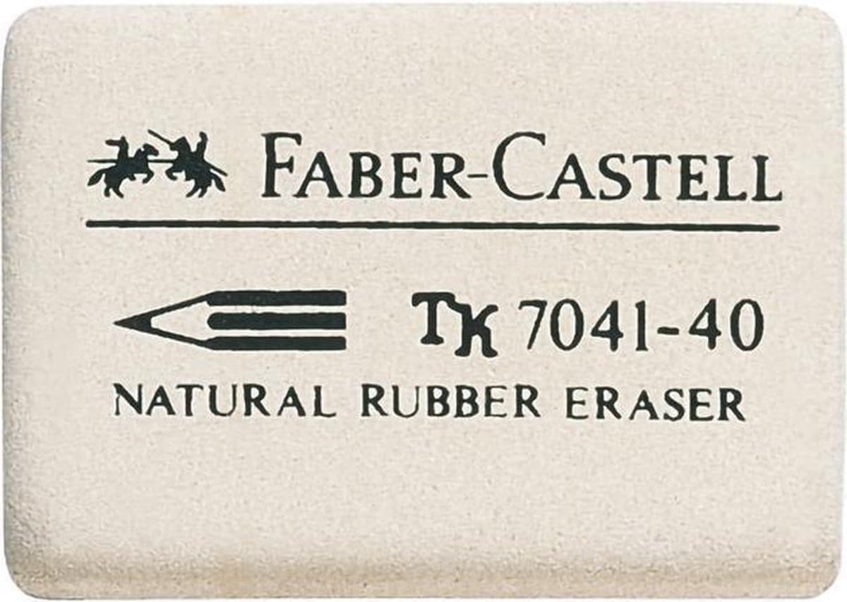Faber-Castell - Rubbergum - Wit - 1 Stuk (EAN: 4005401841203): Waarom “wit” zo’n slimme keuze is