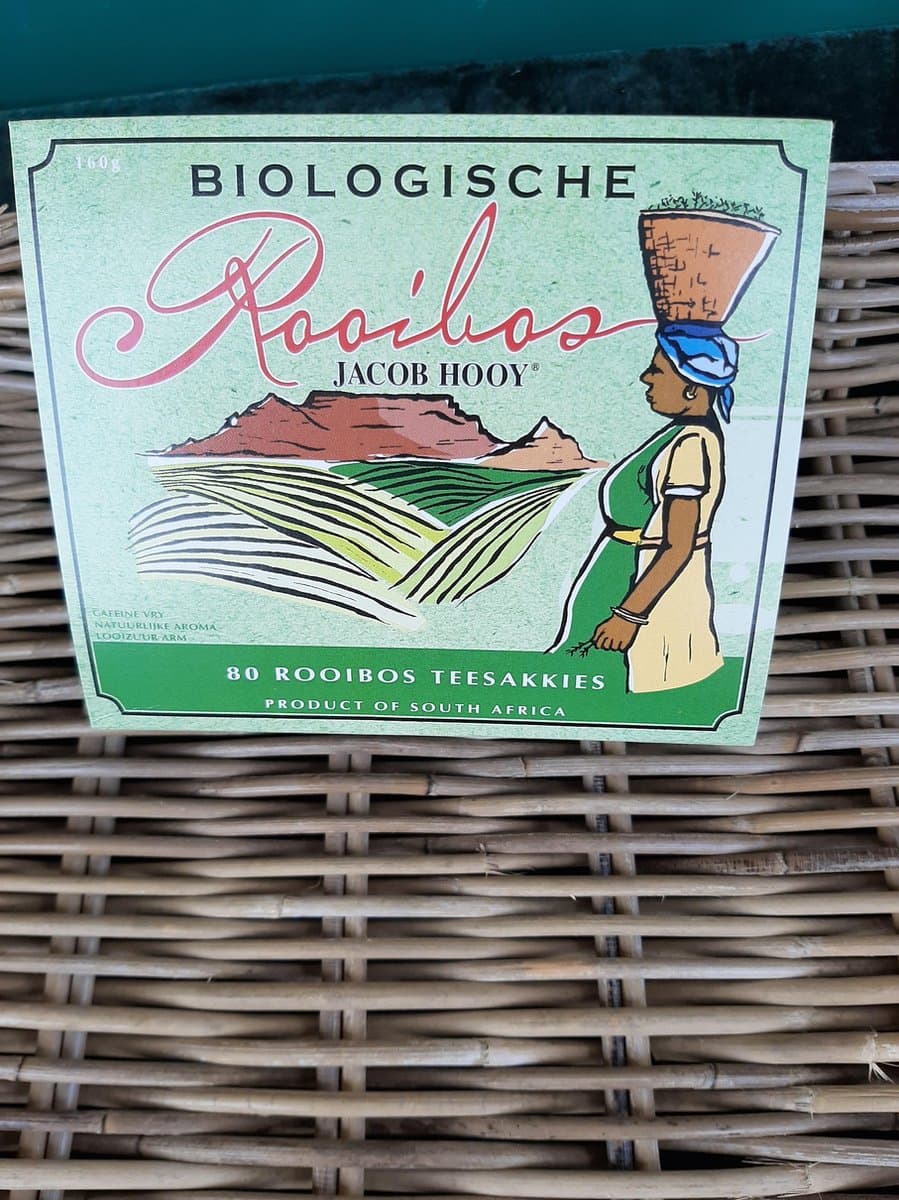 Jacob Hooy Biologische Rooibos Zakjes 80ST (EAN: 8712053353126)