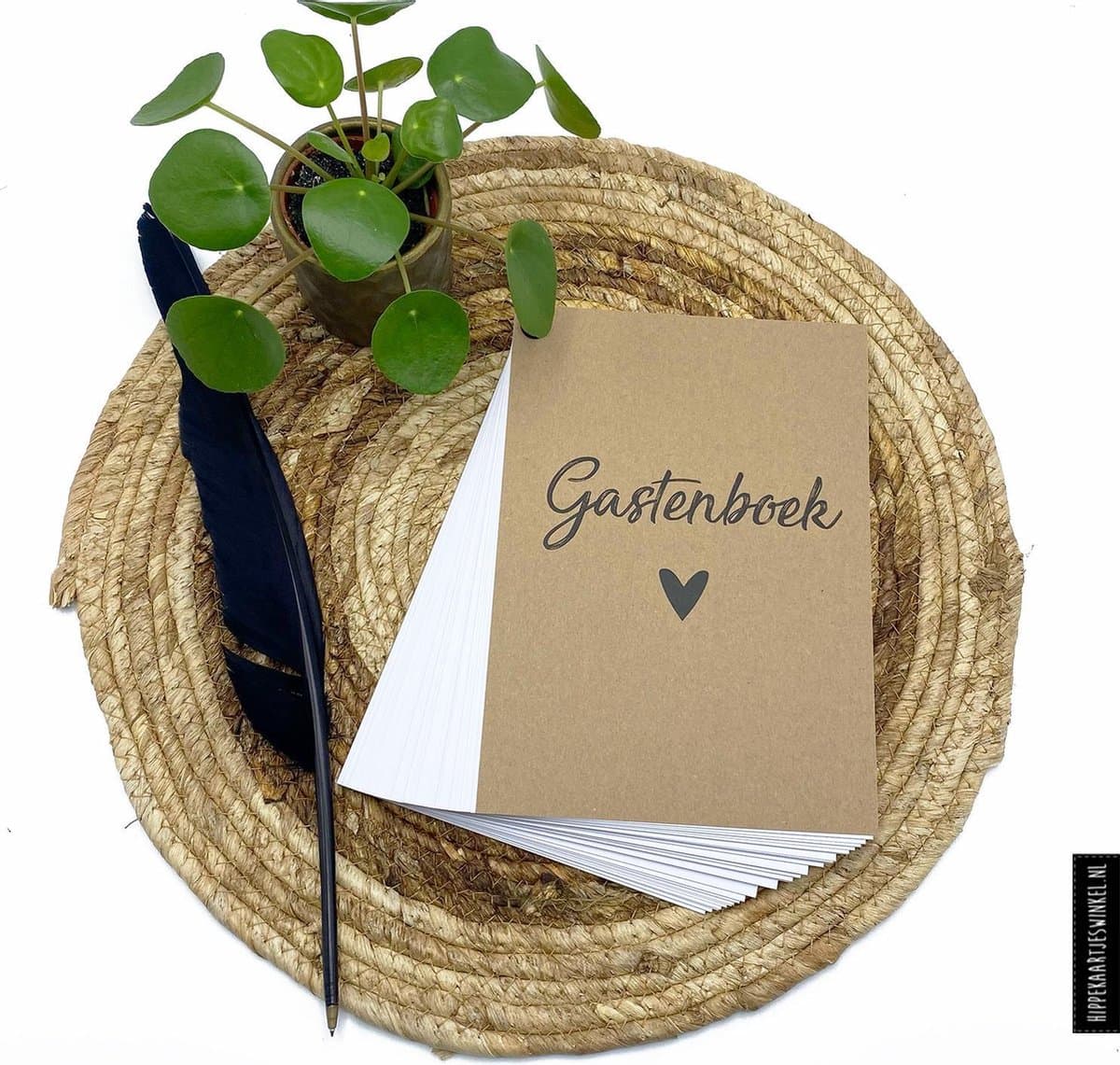 Gastenboek invulkaarten 50 stuks - Bruiloft - Huwelijk - Receptieboek - Invulboek kraft (EAN: 8720256978039): **Wat maakt deze invulkaarten zo bijzonder**