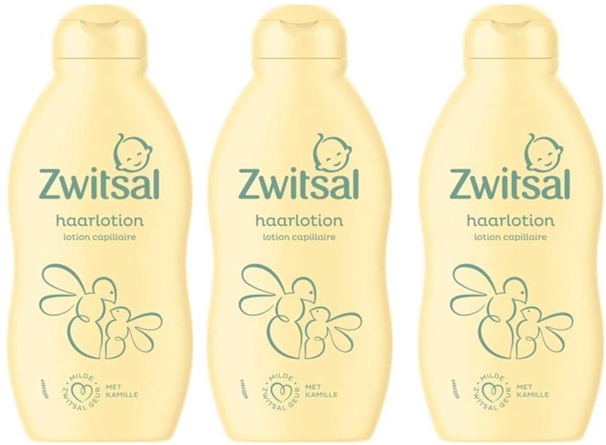 Zwitsal Baby Goedemorgen Haarlotion - 3 x 200 ml - Voordeelverpakking (EAN: 8710522040256): **Eerste indrukken Verpakking en geur**
