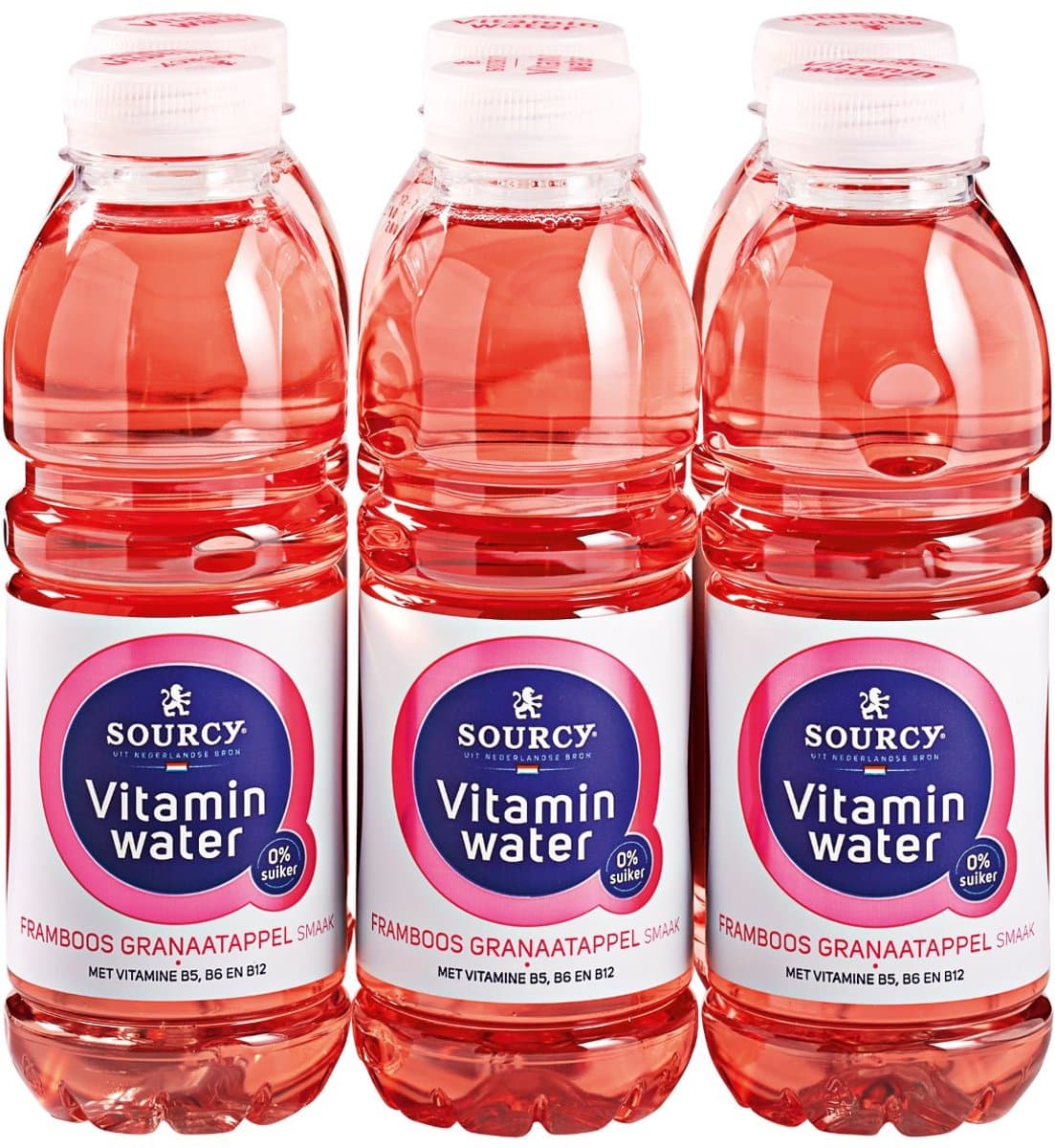 Sourcy Vitaminwater Framboos Granaatappel Vitaliteit (6x 1Ltr) (EAN: 8715600249422)