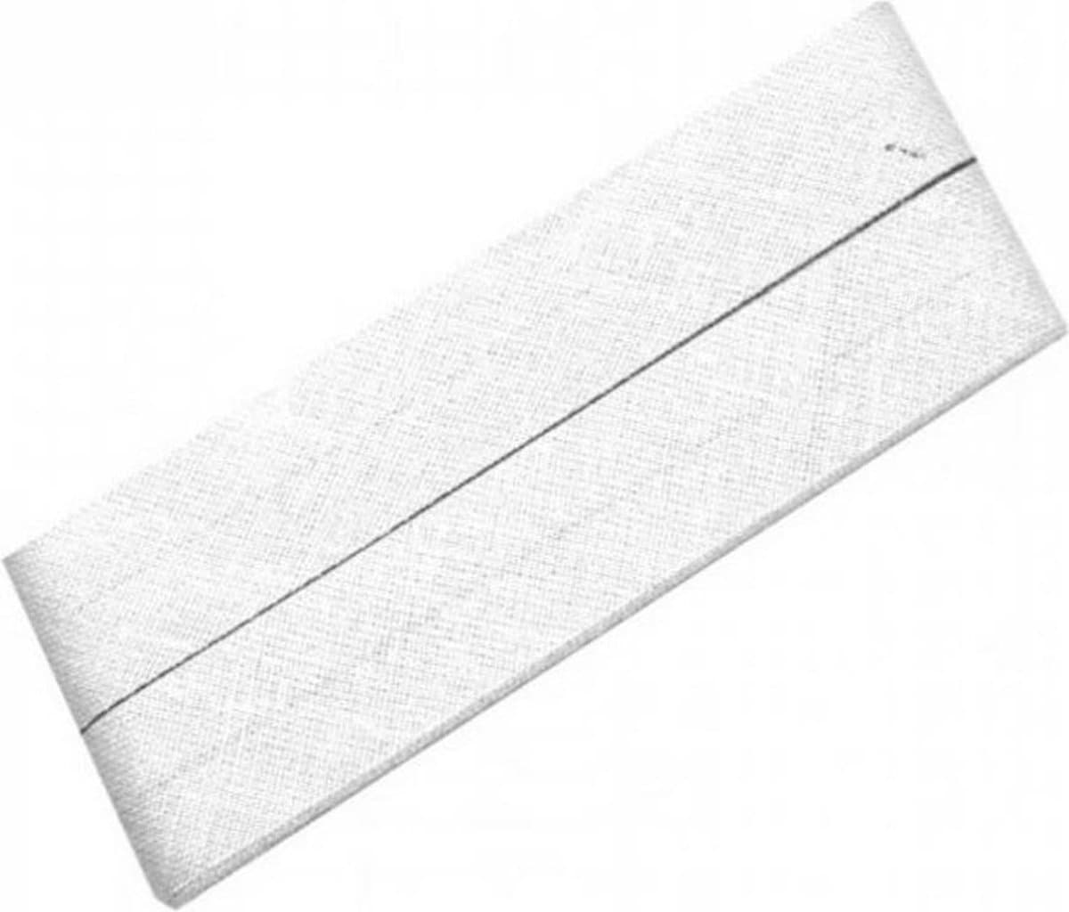 Biaisband wit - biesband geschikt voor zomen - 20 mm x 2 m - biais band katoen - oaki doki (EAN: 8711789020050): De buzz in de community
