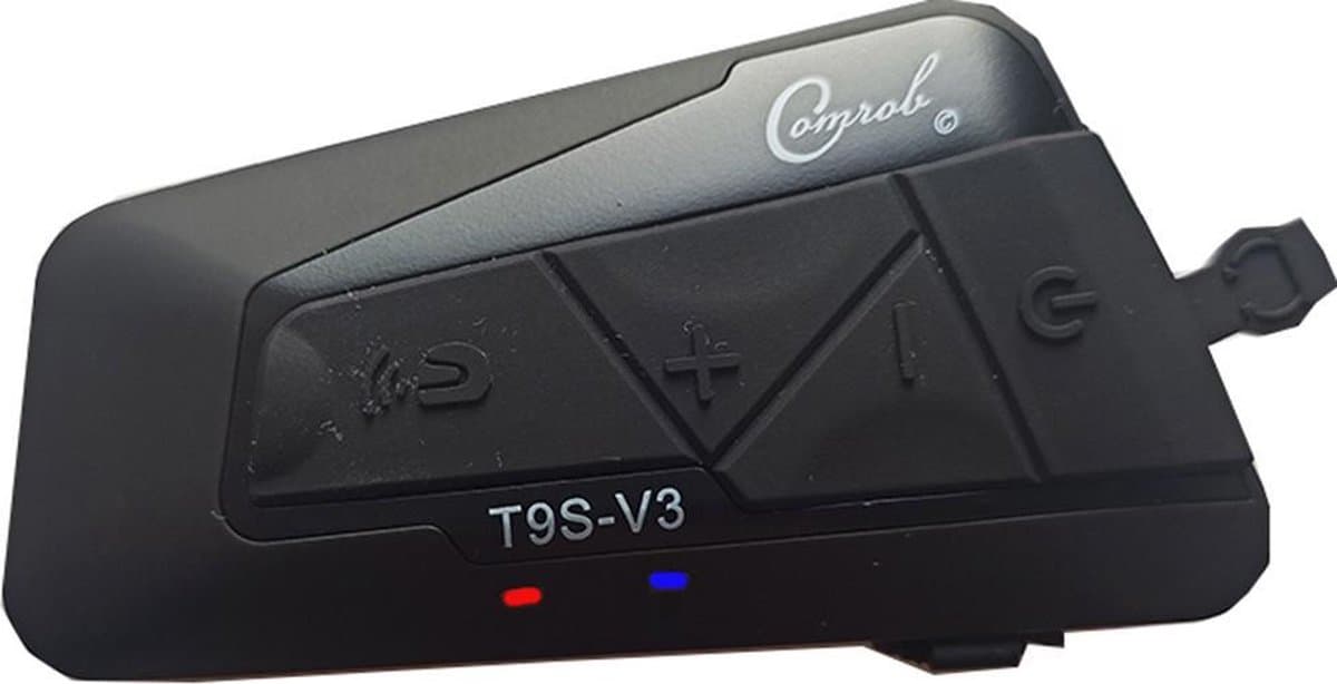 1 STUKS - Motor headset intercom multifunctionele waterdichte bluetooth T9S-V3 -helm interphone max 1300 meter (EAN: 7436909712790)