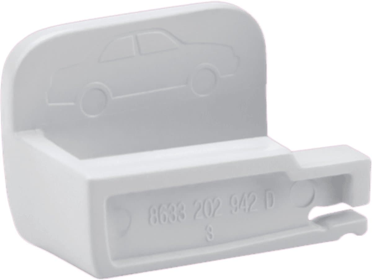 Kapsch Auto Car Voiture Tolbadgehouder ANWB Wit Tolkastje Via-T White Clip Fulli Tollbox Blanc Voetje Telepass Toll Box Holder Maut1 Tolbox Beugel APRR Télépéage Tolbadge Support BIP&GO (EAN: 8719327697481)