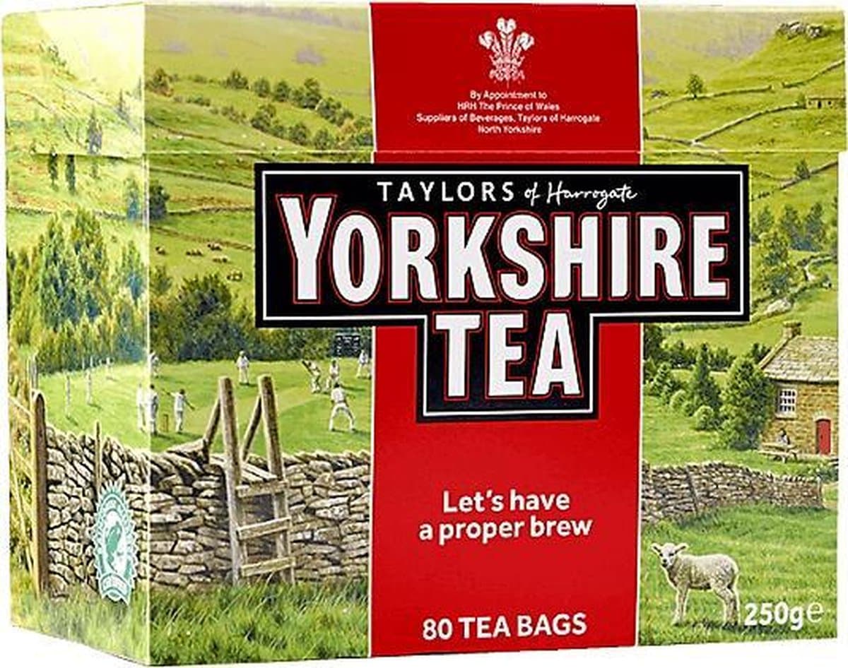 Taylors of Harrogate Tea - Yorkshire zwarte thee - 80 Tea Bags (EAN: 5010357112061)