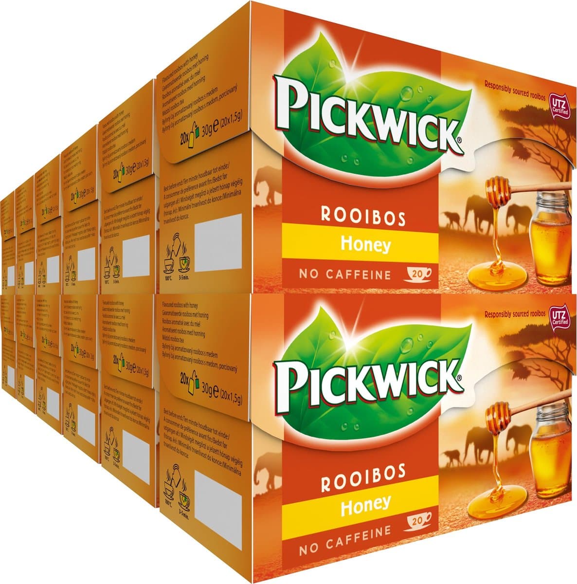 Pickwick Rooibos Honing Thee - 12 x 20 theezakjes (EAN: 8711000918869)
