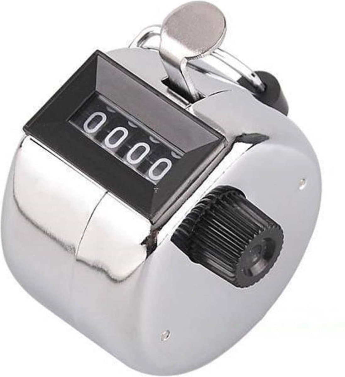 Handteller -  Personenteller - 4 cijferig - Zilver (EAN: 8719274343721)
