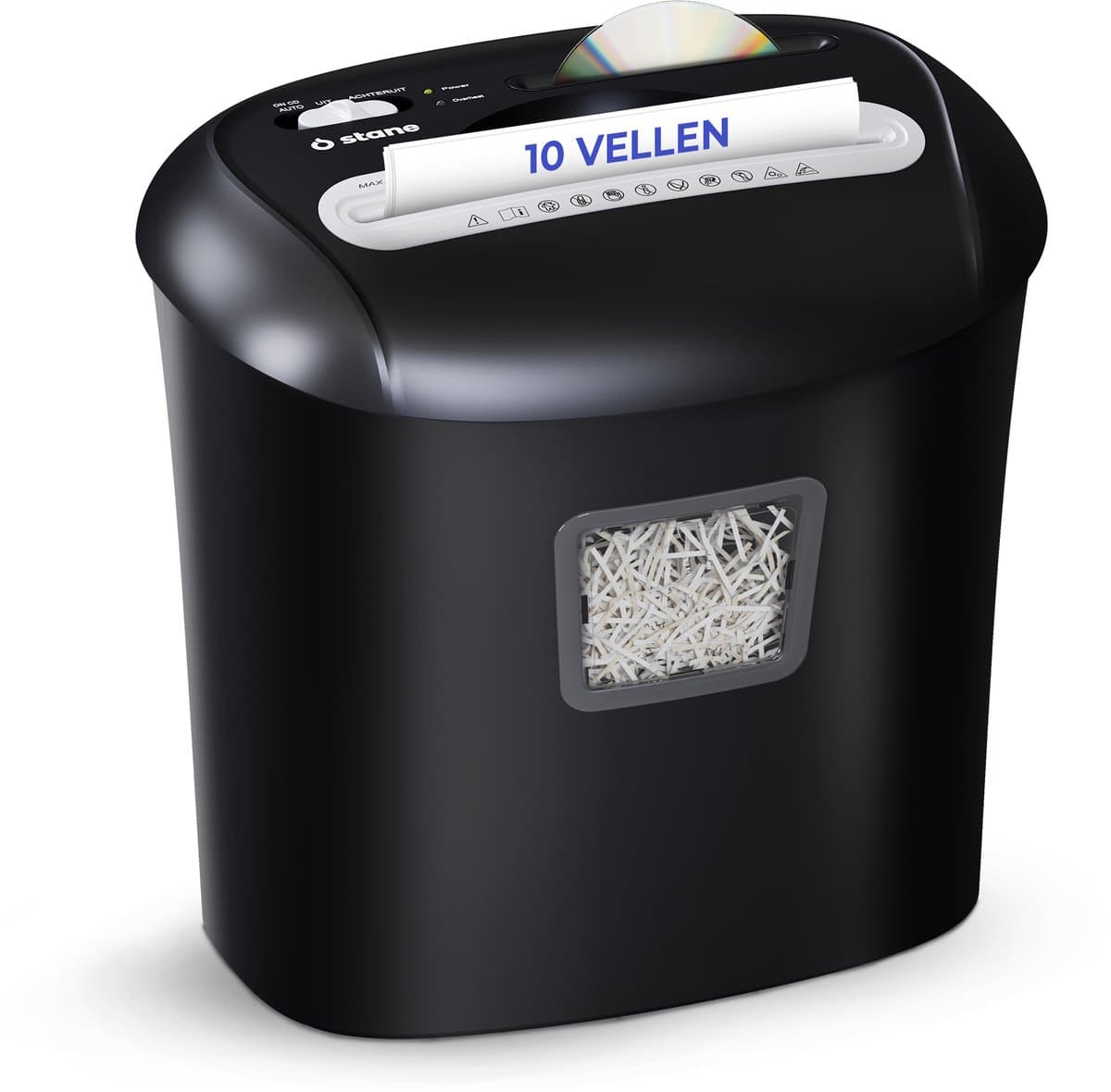 Stane Papierversnipperaar – Papiervernietiger voor Thuis en Kantoor – Shredder Vernietigt Creditcard en CD - Versnipper 10 A4 Vellen in 1 Keer – 21L OpvangBak - Zwart (EAN: 8720938925252): Waarom ik überhaupt een shredder nodig had